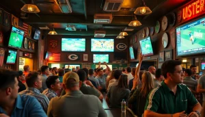 Engaging scene illustrating best sports betting sites for Mexico filled with enthusiastic fans and vibrant atmosphere.