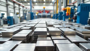 Showcasing Alnico magnets manufacturer in china products in a high-tech industrial setting.