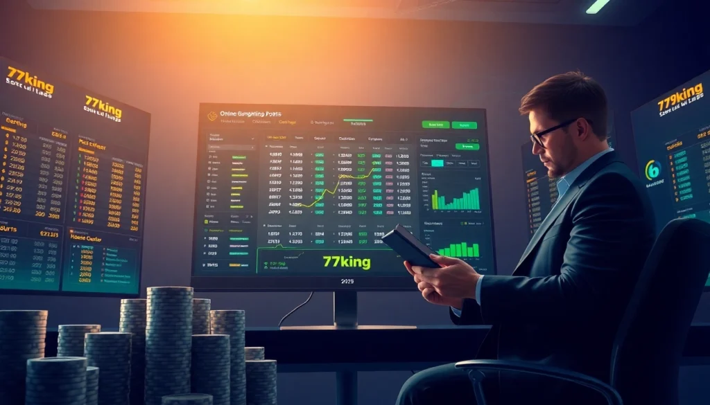 79king online betting platform interface with high-tech odds boards and professional branding