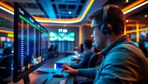 Taruhan komengtoto gacor dengan pengatur digital di ruang bermain modern.