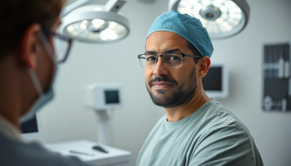 Cirujano plástico en Bogotá, Dr. Adolfo Rosales, ofreciendo consulta personalizada en su clínica.