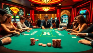 Hi 88 poker table with players enjoying a thrilling game of cards.