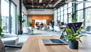 Engaging workspace setup promoting productivity at https://whatalker.com with modern elements and natural lighting.