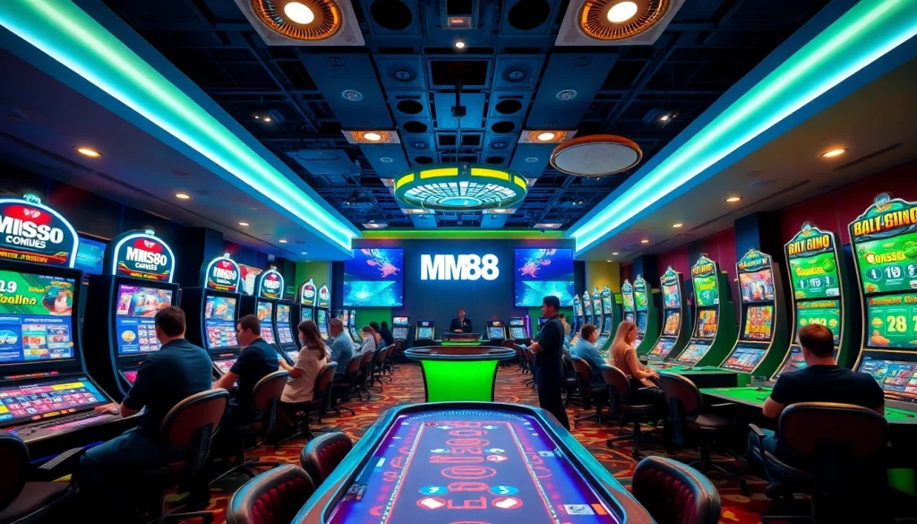 MM88 showcases a dynamic casino experience with diverse games and a welcoming atmosphere.