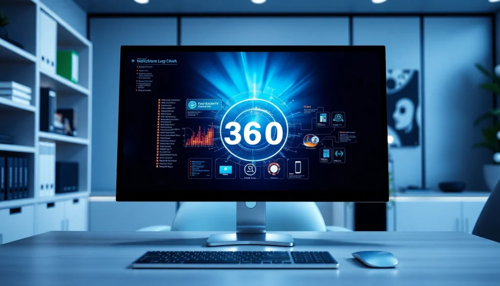 Showcasing the stunning interface of 360安全浏下载 for optimized browsing experience.