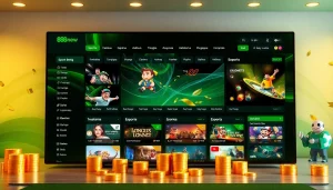Visual representation of an online gambling platform, highlighting 888new's gaming interface and user-friendly navigation.