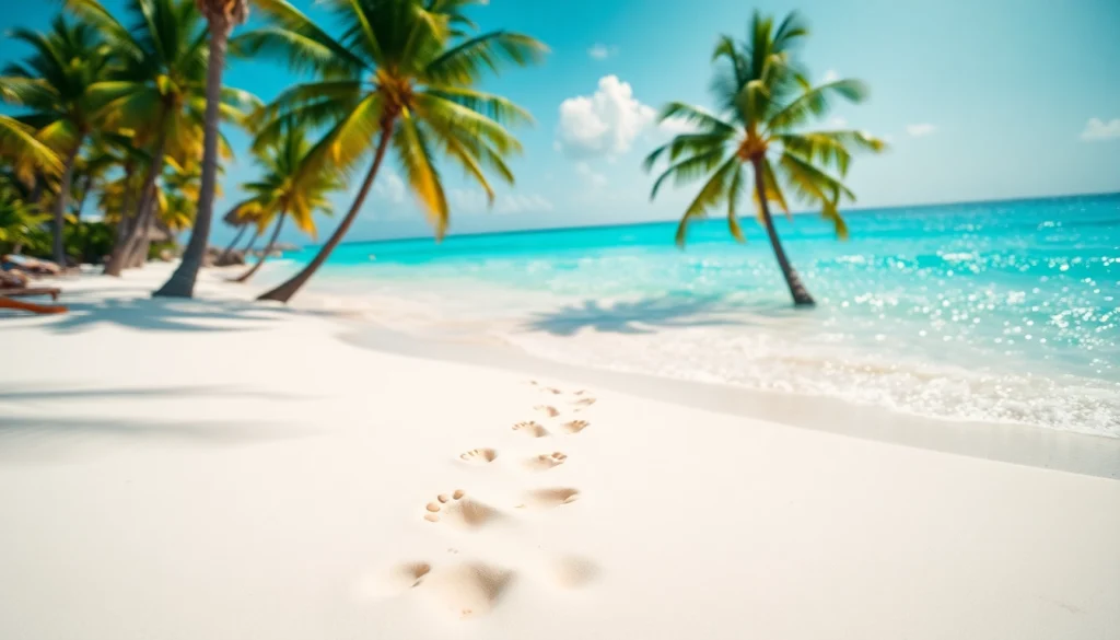 Beautiful beach view at https://travelvixta.com showcasing soft sand and turquoise waters.