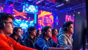 Check out the competitive gaming scene at https://gamelevate.com with dynamic players and vivid atmosphere.