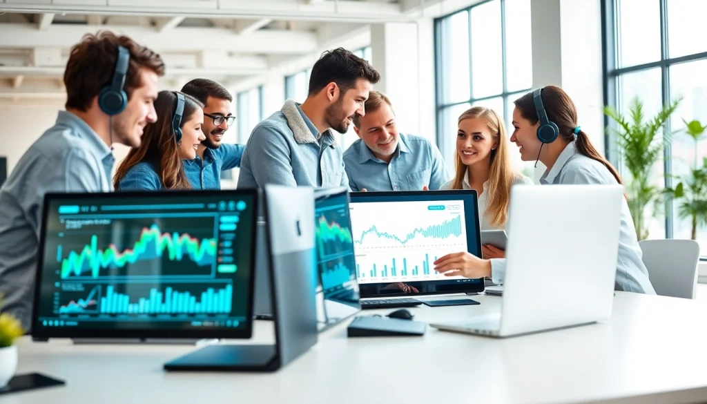 Enhance IT Fredericksburg services through a professional team collaborating in a modern workspace.