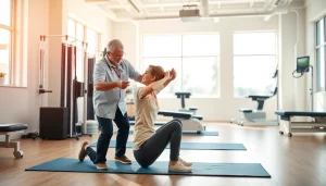 Patient receiving personalized care during Health in Motion Rehabilitation therapy session.