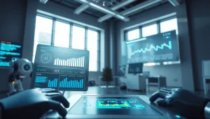 Experience the capabilities of https://benchbot.ai with advanced AI testing visuals in a modern workspace.