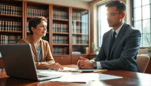 Consultations at https://www.fanninglawllc.com with a family law attorney in a warm office setting.