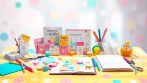 Showcase vibrant Dachi Duck products on a styled tabletop at dachiduck.com.