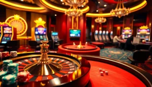 Intense gameplay at a luxurious casino setting featuring the excitement of https://789win.apartments/ betting.