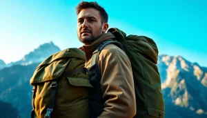 Rucksack kaufen für Abenteuer in der Natur mit schickem Design und Funktionalität.