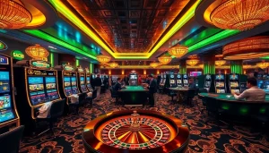 Experience the excitement of winning at new88 with vibrant casino tables and engaging gameplay.