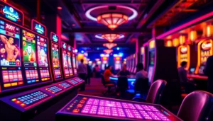 Menyaksikan permainan slot walettoto dengan warna cerah dan perangkat modern yang menarik.