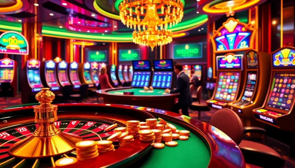 Experience the thrilling ambiance of high-stakes gambling at https://rr88csn.com/ with vibrant casino visuals.