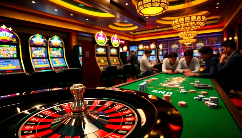 Experience the luxury of online gaming at sinbet.ink with vibrant casino elements.