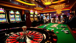 Experience the luxury of online gaming at sinbet.ink with vibrant casino elements.