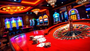 Experience thrilling gambling at Vua99's luxurious casino tables and vibrant slot machines.