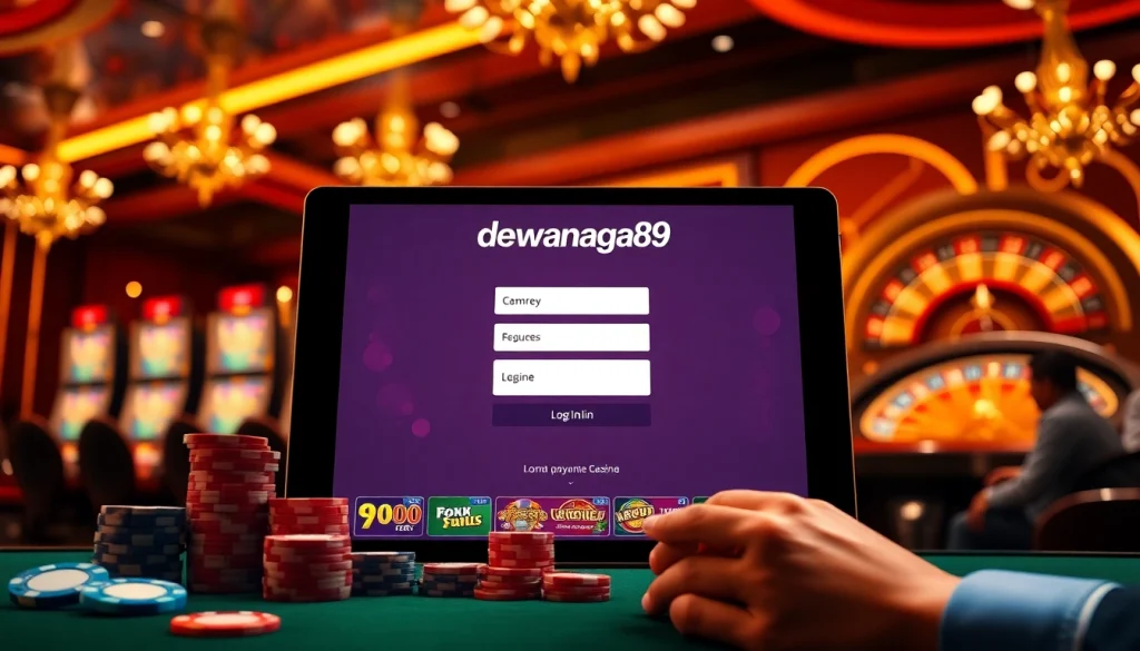 Terlibat dengan login dewanaga89 untuk permainan slot yang menarik dan peluang jackpot.