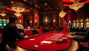 Experience high-stakes poker excitement at https://f168info.com/ in a luxurious casino setting.