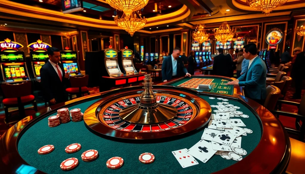 Experience the thrill of winning at 6L777 with vibrant casino games and elegant settings.