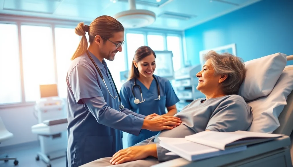 Enhancing patient care at https://tweestedenziekenhuis.nl with compassionate healthcare professionals in a modern hospital setting.