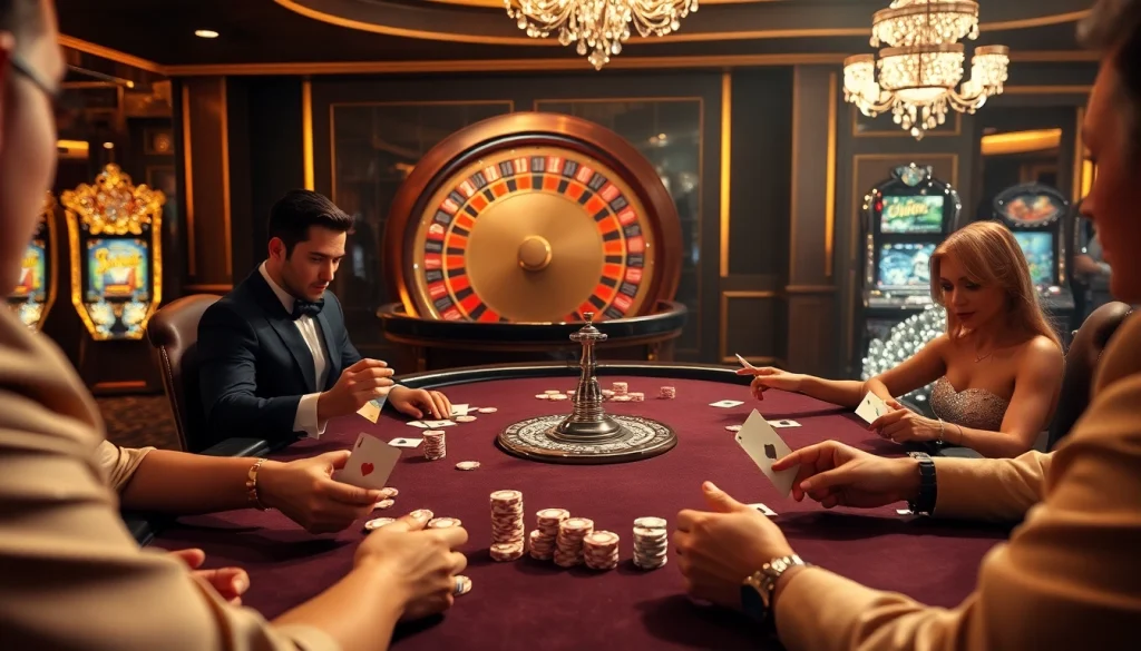 Betting strategies at a luxurious casino table with diamond hk-themed decor shining prominently.