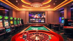 Play exciting games at https://xx88.today/ casino with vibrant slot machines and poker tables.