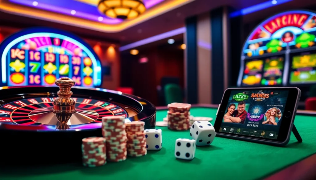 Experience epic gambling action at https://mm88.observer/ featuring roulette, poker, and slot games in a luxurious casino.