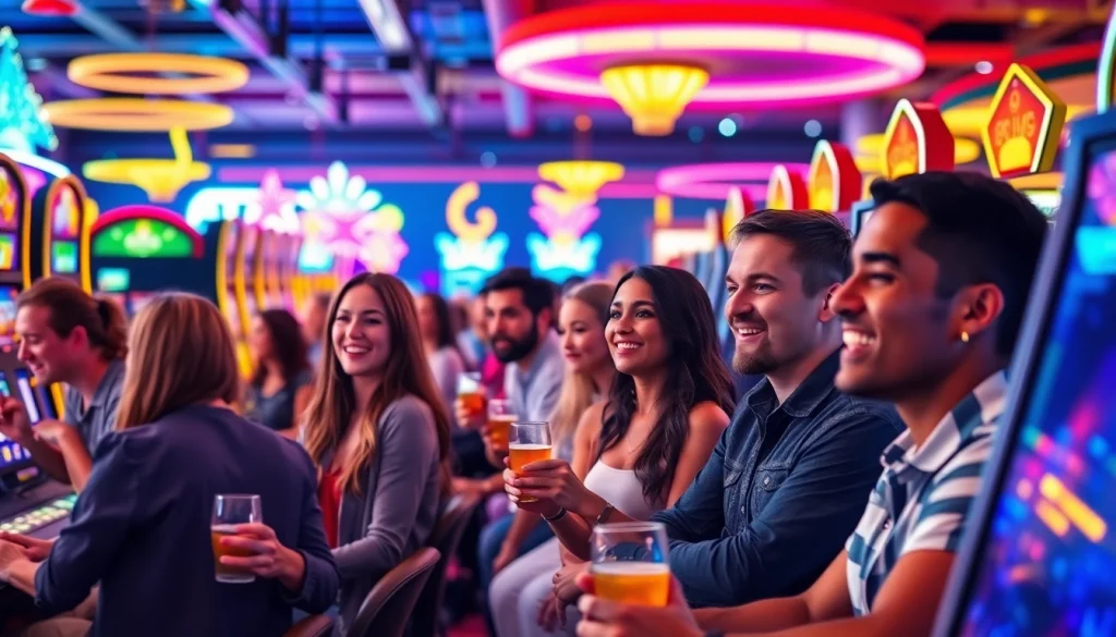 Menampilkan petanitoto dalam suasana permainan slot yang berwarna-warni dan ceria.