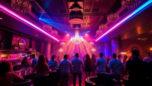 Night club sxm atmosphere at Club Noir, vibrant dance floor, thrilling performances, and exquisite cocktails.