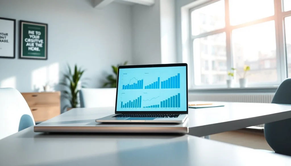 Boost your Business with insights in a professional workspace setting.