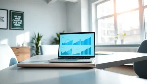 Boost your Business with insights in a professional workspace setting.