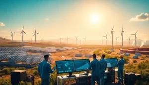 Dynamic view of crypto mining facilities harnessing renewable energy sources