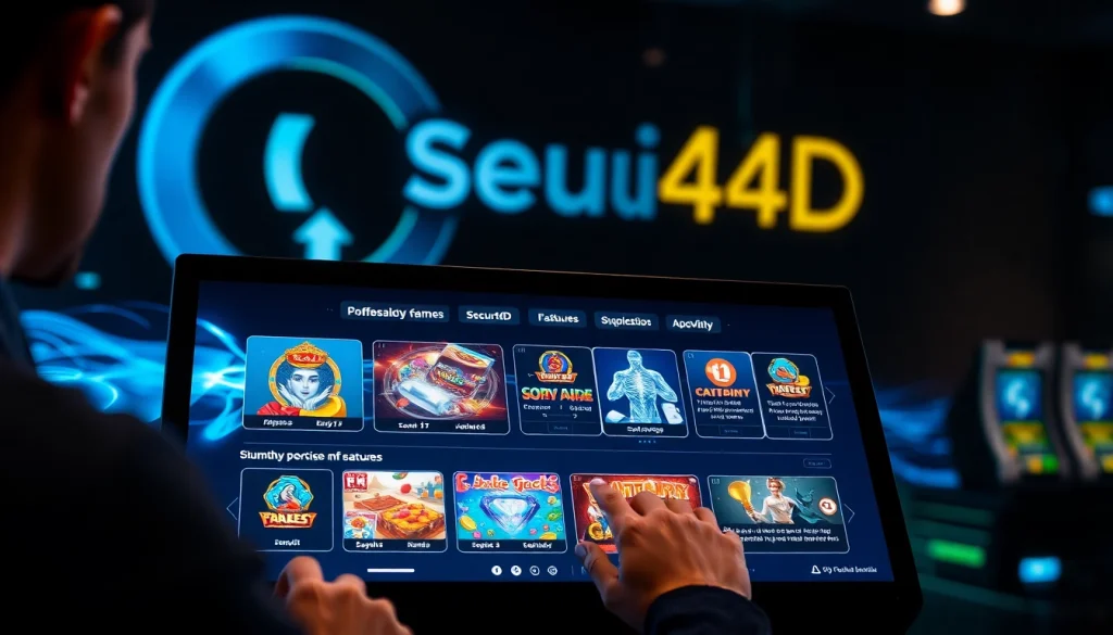Menampilkan platform bensu4d dengan antarmuka gaming modern dan fitur keamanan yang canggih.