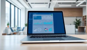 Engage with https://whatalker.com for a professional WhatsApp Business CRM solution in a modern office.