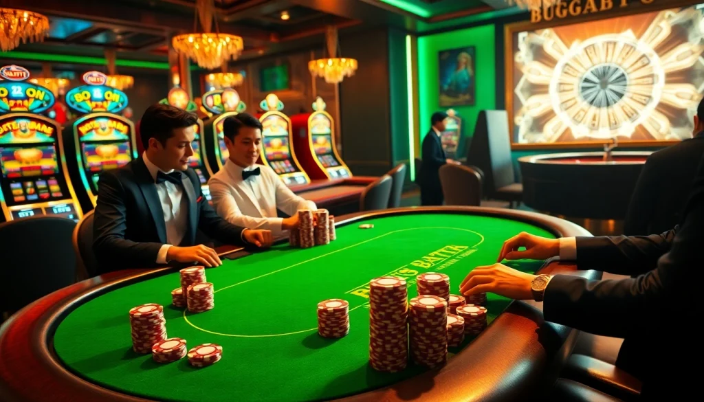 Experience the excitement of Bugatti8 with engaging casino gaming visuals and luxury ambiance.