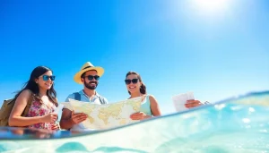 Plan your next adventure with insights from http://datanisle.com featuring travelers at a beach.