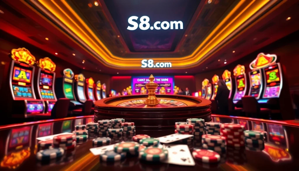 Engaging players at S8.com roulette and slots highlighting excitement in online gambling.