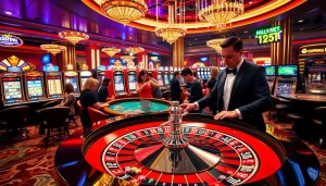 Engage with the exciting atmosphere of high-stakes betting at https://79king2.sa.com/, showcasing vibrant casino tables and players in action.