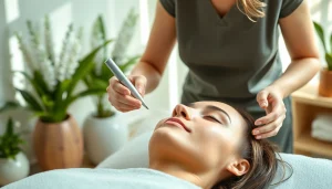 Experience the rejuvenating RejuvaGlow Facial with expert care in a tranquil spa setting.