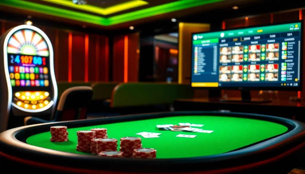 Experience the excitement of online gambling at https://lc88comm.com/ with vibrant poker chips and sleek casino elements.