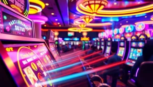 เล่นสล็อตออนไลน์ ในบรรยากาศคาสิโนที่เต็มไปด้วยสีสันและความตื่นเต้น