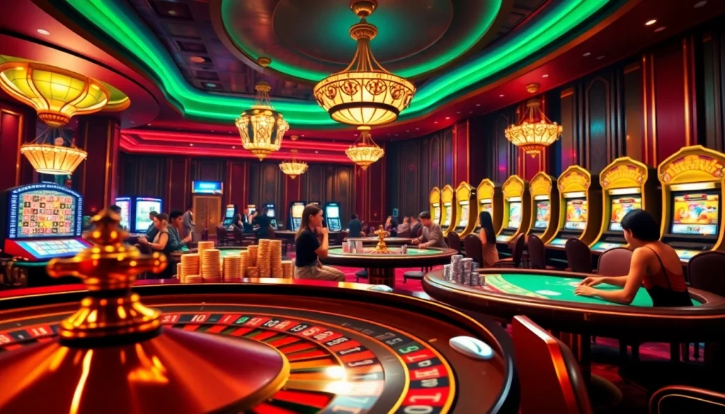 Experience the excitement of online gambling with the vibrant atmosphere at https://five88v.net, showcasing dynamic casino games and engaging players.