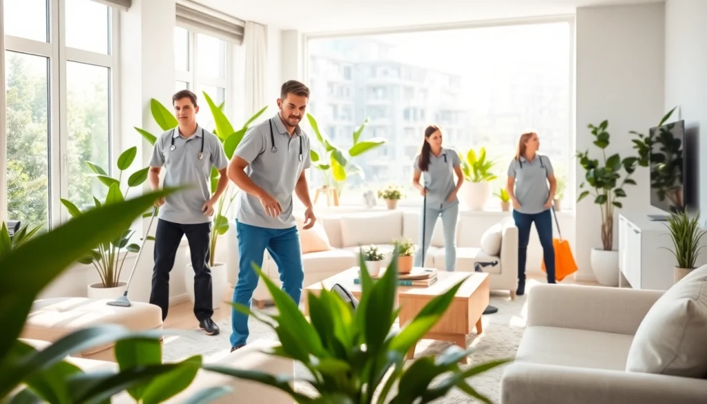 Enhance your home with services from https://ecocleanellies.com, a professional cleaning team in action.