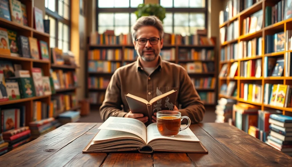 C.S. Duncan inspires creativity with books in a warm, inviting bookstore atmosphere.