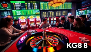 Engage in thrilling gameplay at Thể Thao KG88 with a vibrant online casino atmosphere.